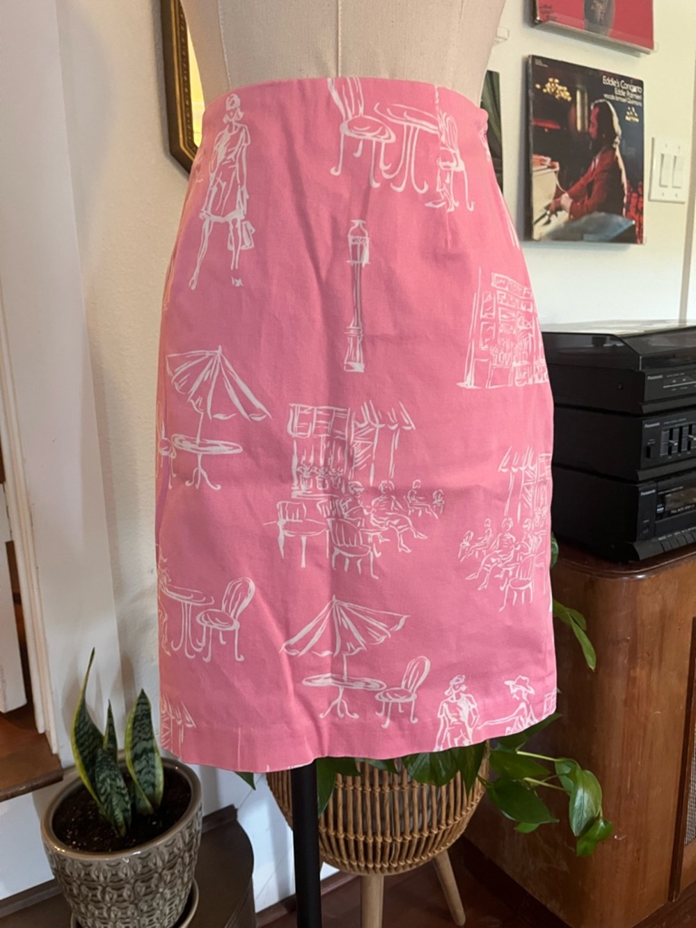 Talbots Pink Cafe Skirt